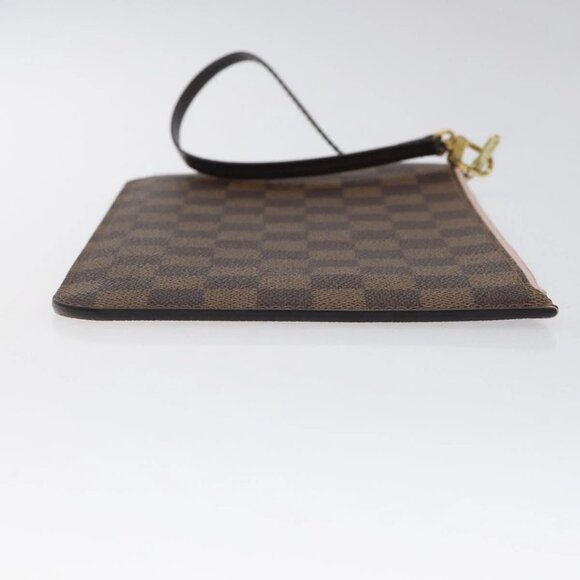 LOUIS VUITTON Damier Ebene Neverfull MM Pouch Accessory Pouch LV Auth 116283 - Picture 6 of 16